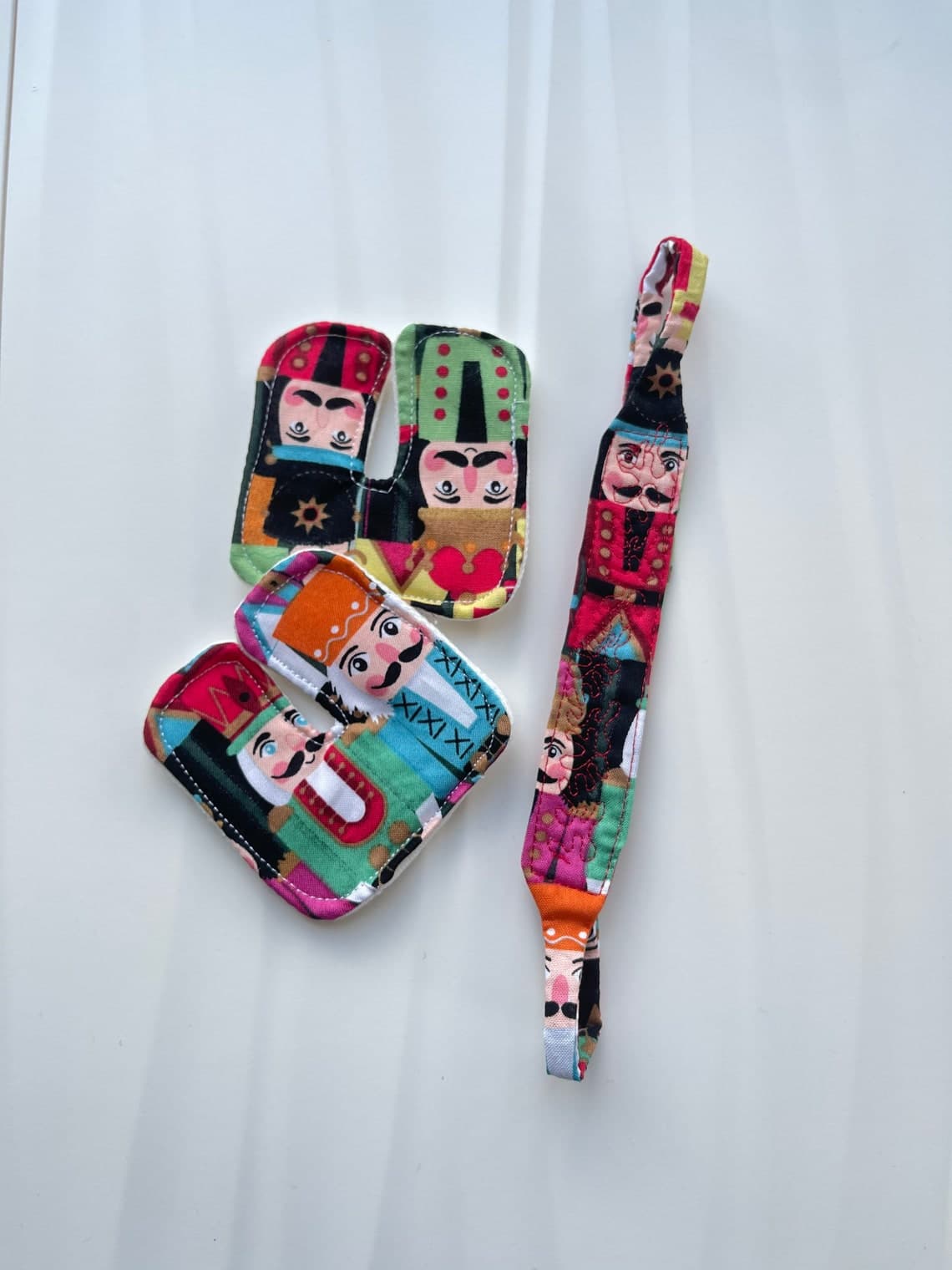 Custom Tracheotomy tie and Trach pads bundle.