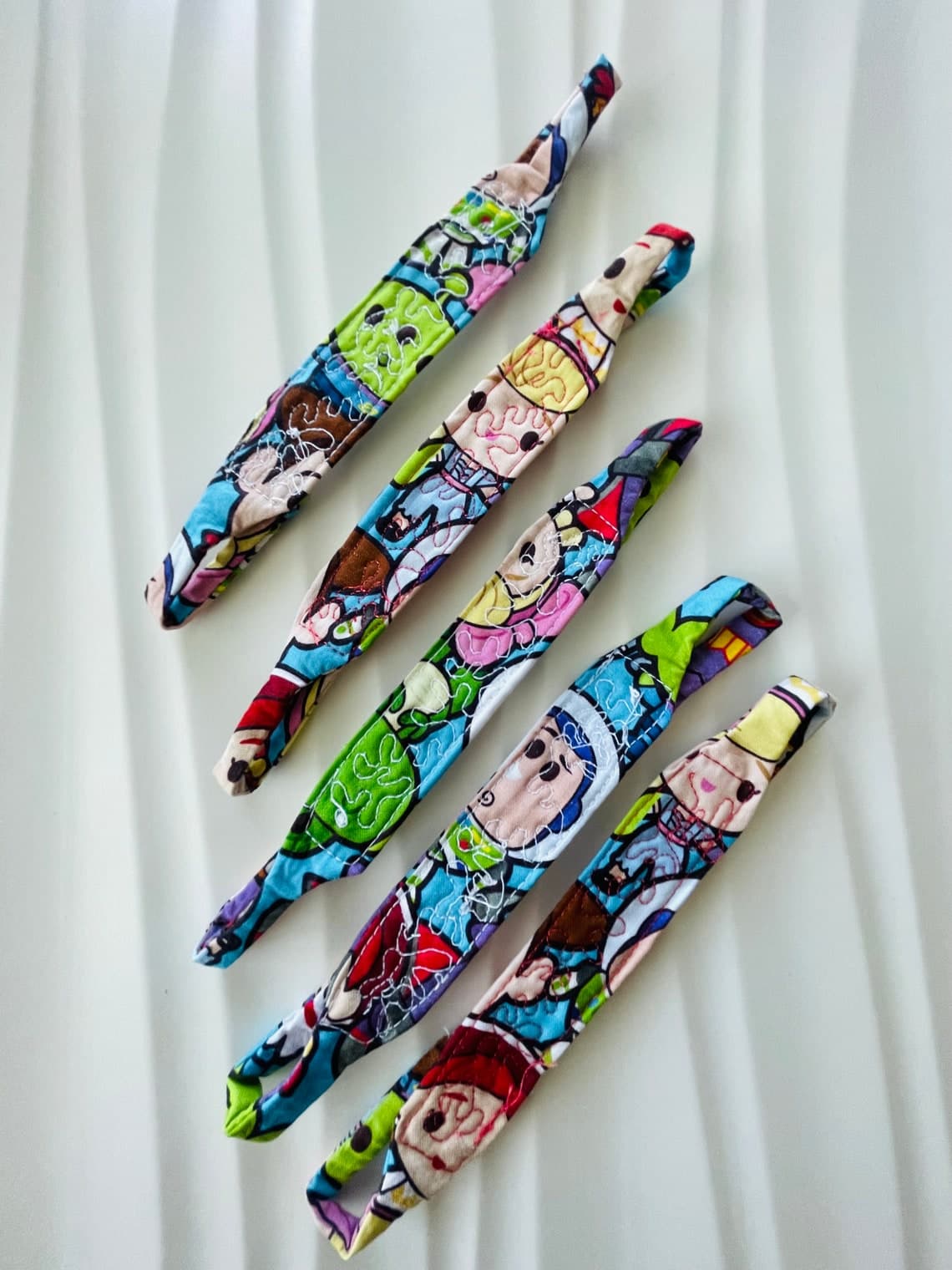 Boys custom Trach ties pack of 5